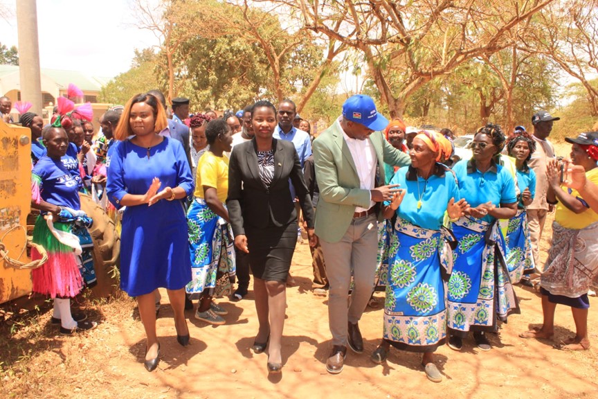 PS, Hon. Susan Mang'eni is welcomed to venue