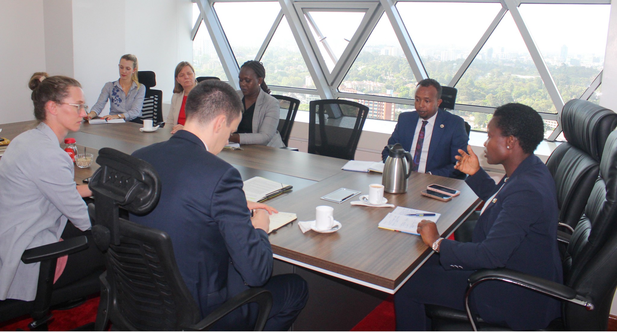 PS MSMEs alongside hosted delegation from the Federal Republic of Germany led by Yannic Kiewitt, Deputy Head of Division 212 (East Africa), Federal Ministry of Economic Cooperation and Development