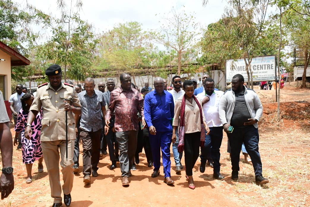 Arrival of CS. Hon.  Oparanya and PS. Hon. Susan Mang'eni to the Charka Projject by Wezesha Bado Institute