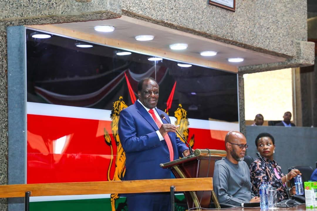 CS. Co-operatives and MSMEs Hon. Wlycliffe A. Oparanya, FCPA,EGH delivers speech at the MSMEs Connect