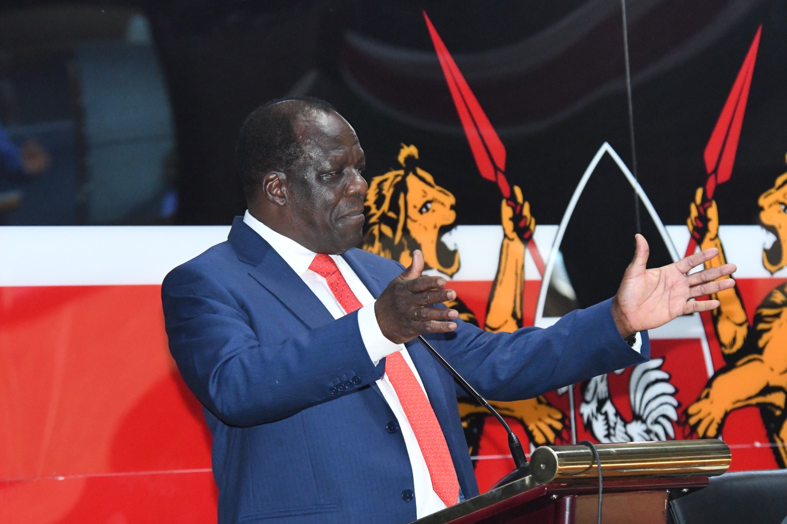 CS. Hon. Wlycliffe A. Oparanya, FCPA,EGH delivers speech at the MSMEs Connect