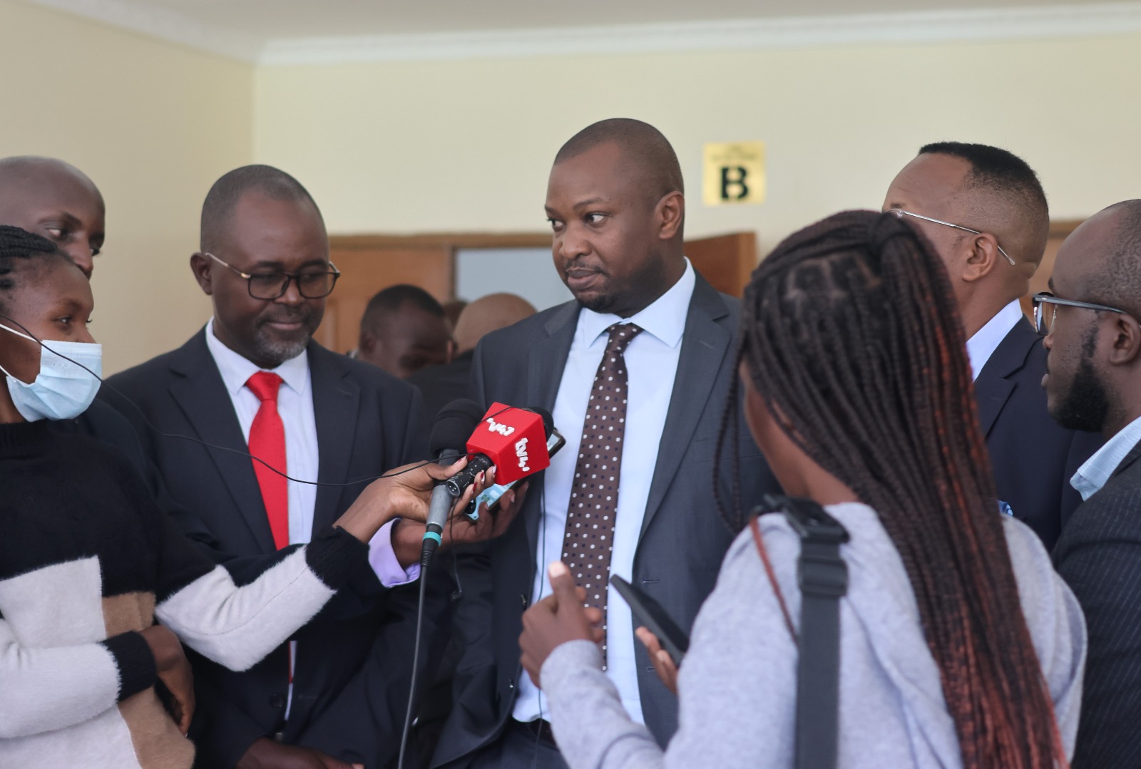 Dr. Antony Njeru speaks to press about draft MSMEs Policy 2025 alongside various stakeholders