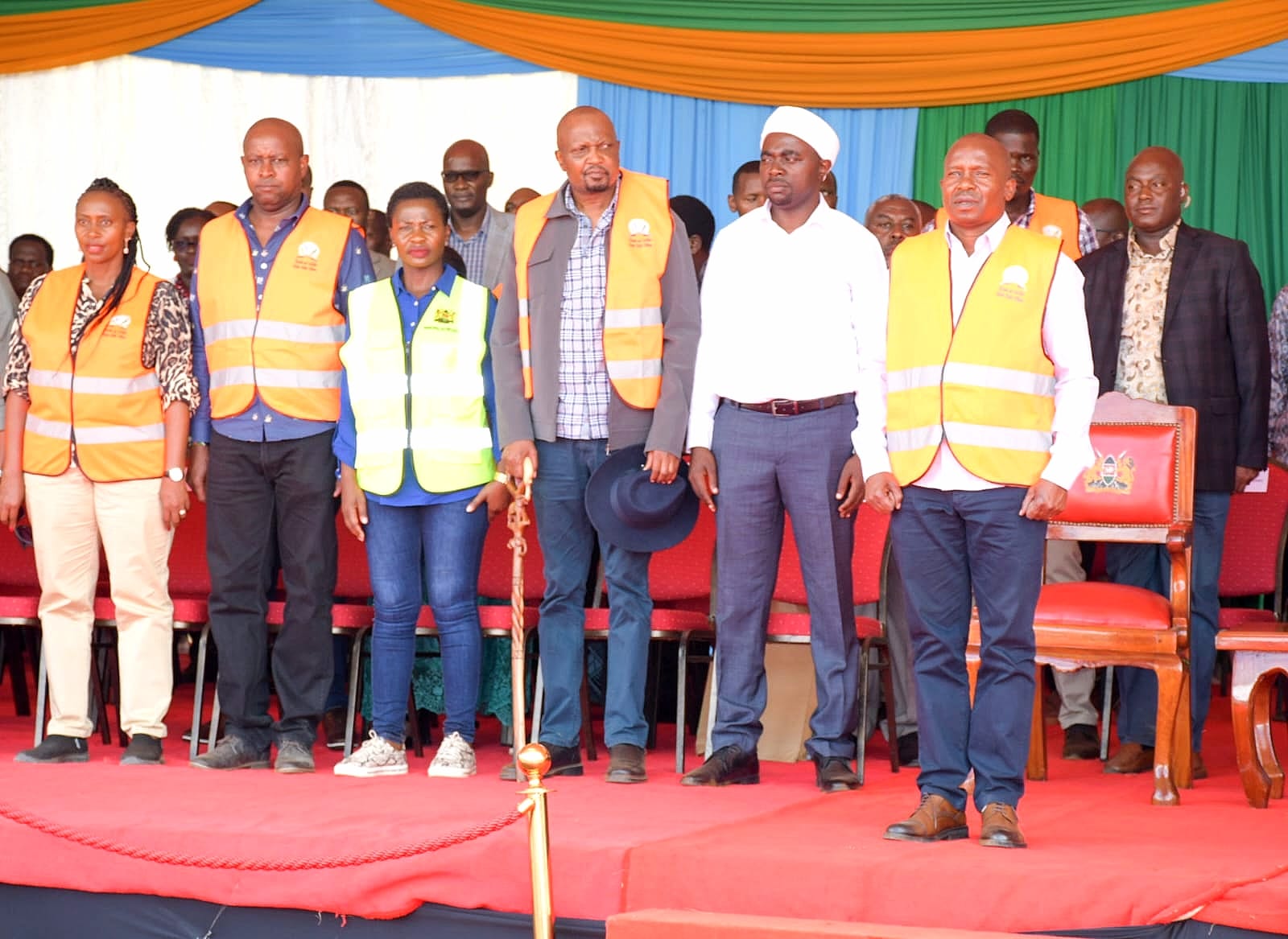 H.E Deputy president Prof. Kithuri Kindiki among other dignitaries at the Embu Bodaboda Strategic Plan 2024-2027