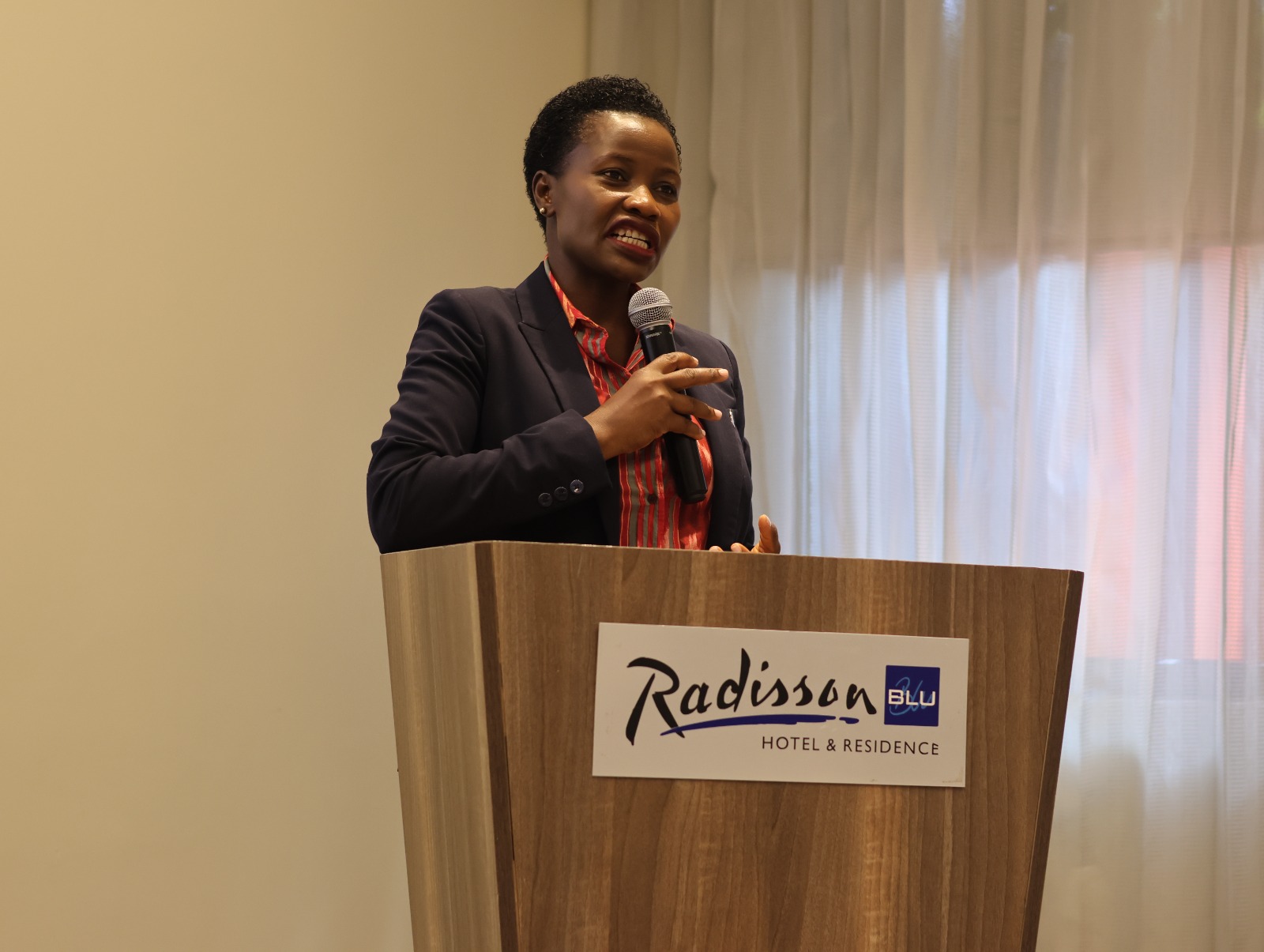 Hon. Susan Magn'eni, CBS delivers speech during strategic partnership meeting with members of Agriculture and Rural Development partners Group (ARDPG)