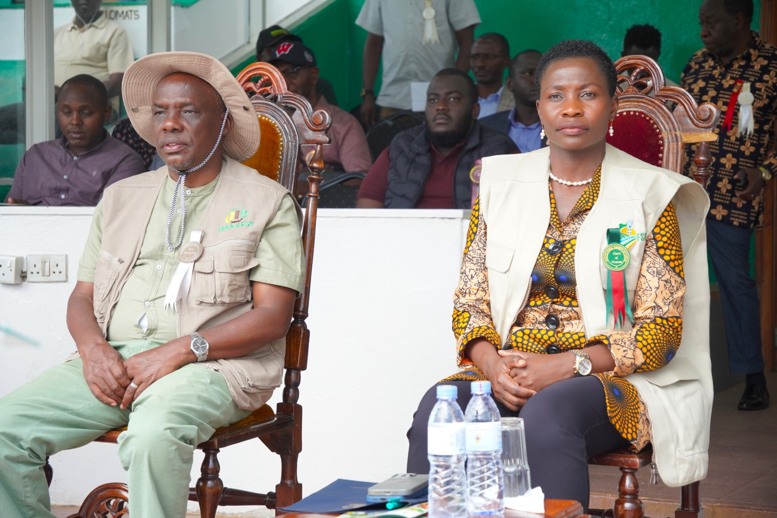 Hon. Susan Mang'eni alongside PS Agriculture Dr. Kiprono Rono