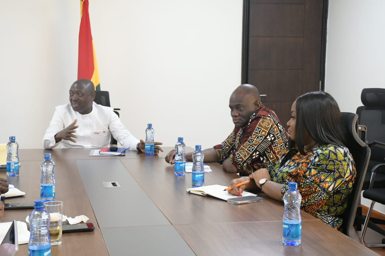 Ghanaian High Commissioner, Damprey Bediako Asare alongside officials from Ghana Embassy 