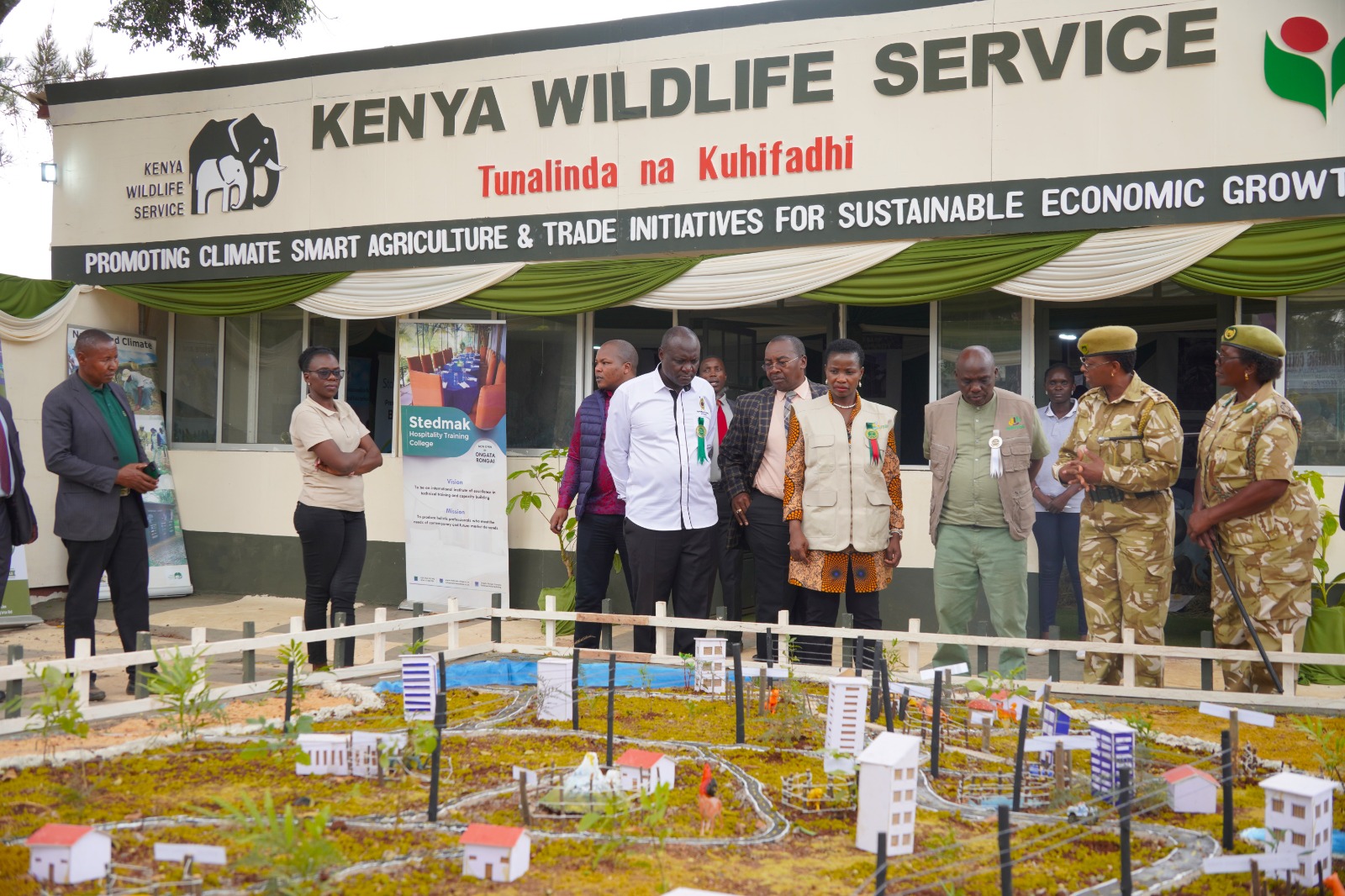 Kenya Wildlife Service stand at the Nairobi International Trade Fair