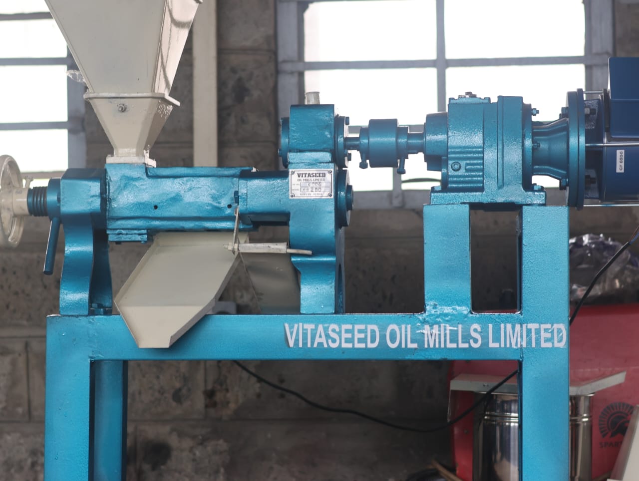 Locally fabricated oil expellers that can process more kilograms per hour