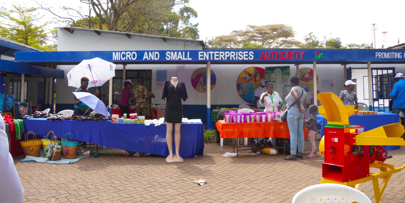 Micro, Small and Medium Enterprise Authority Stand at the Trade Fair