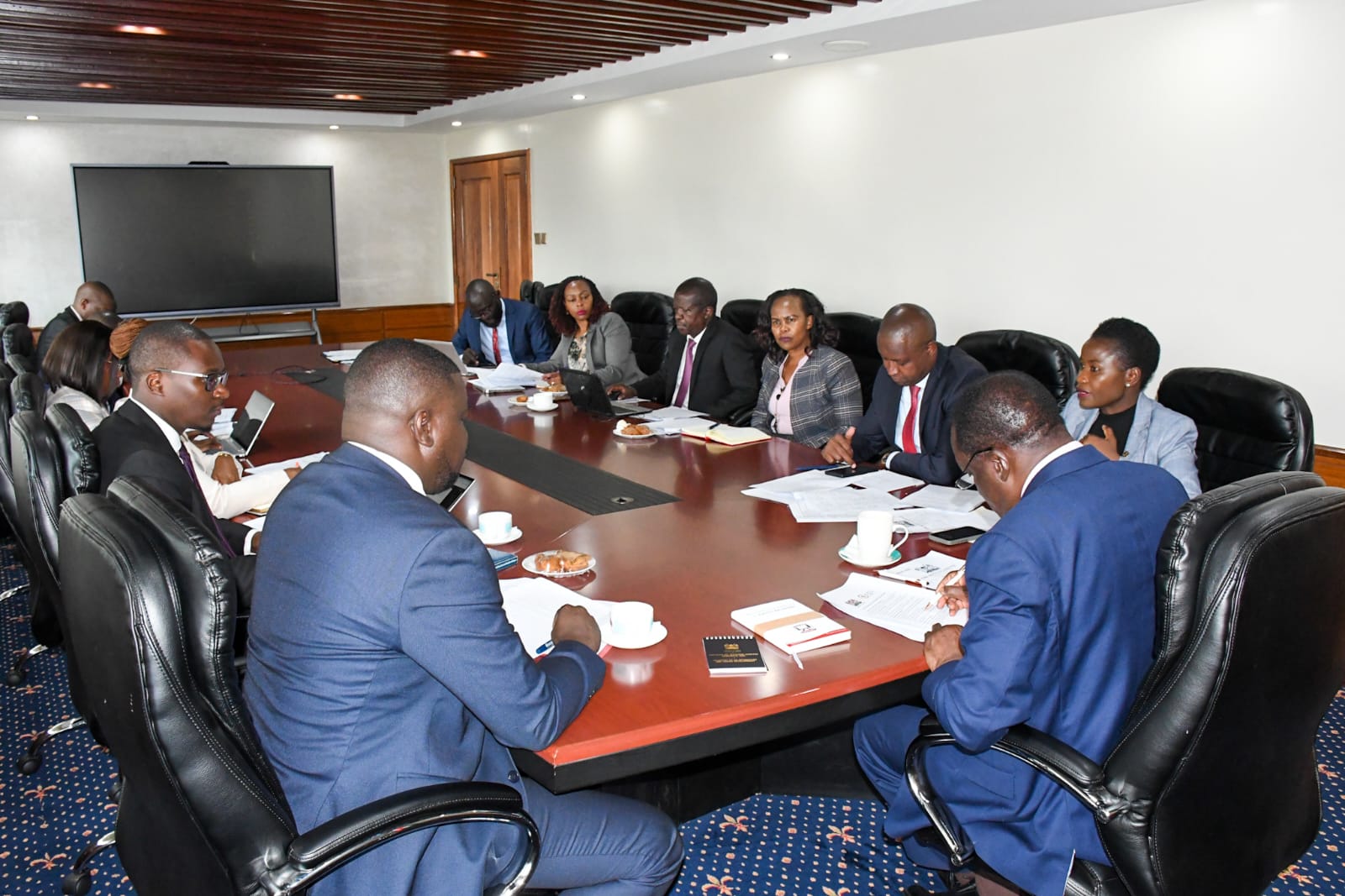 Ministry leadership and team from the Intergovernmental relations technical committee