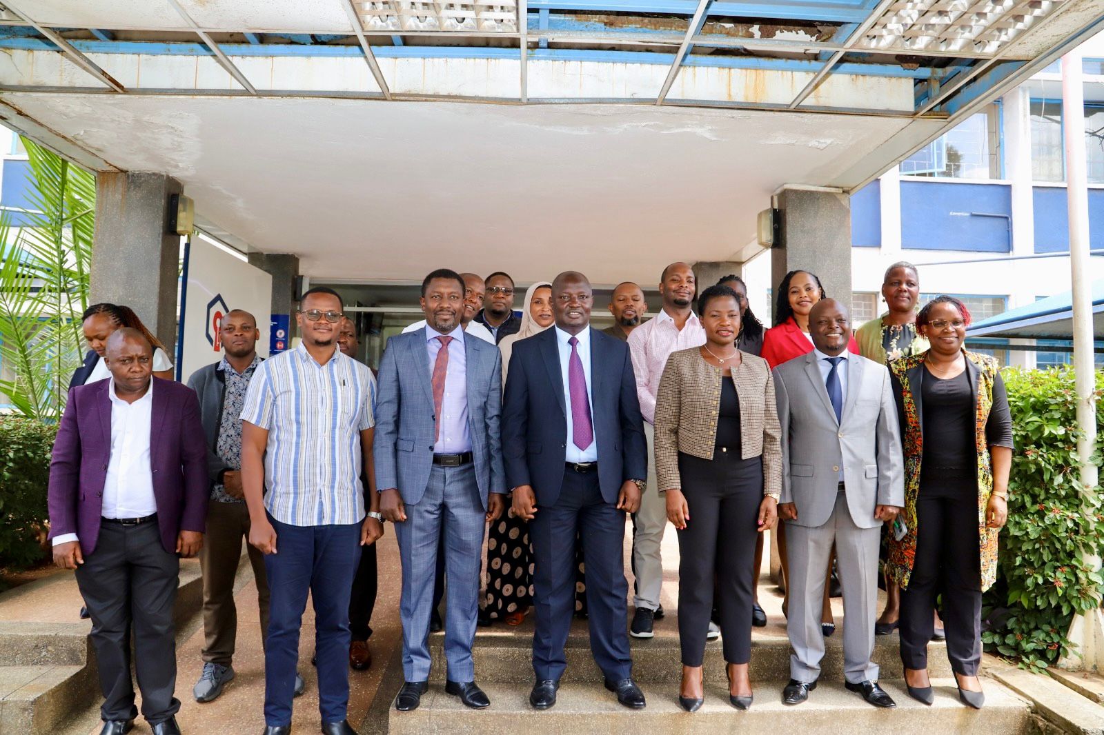 Newly appointed Managing Director Kenya Industrial Estates pose for a photo alongside PS MSMEs Development and members from KIE 