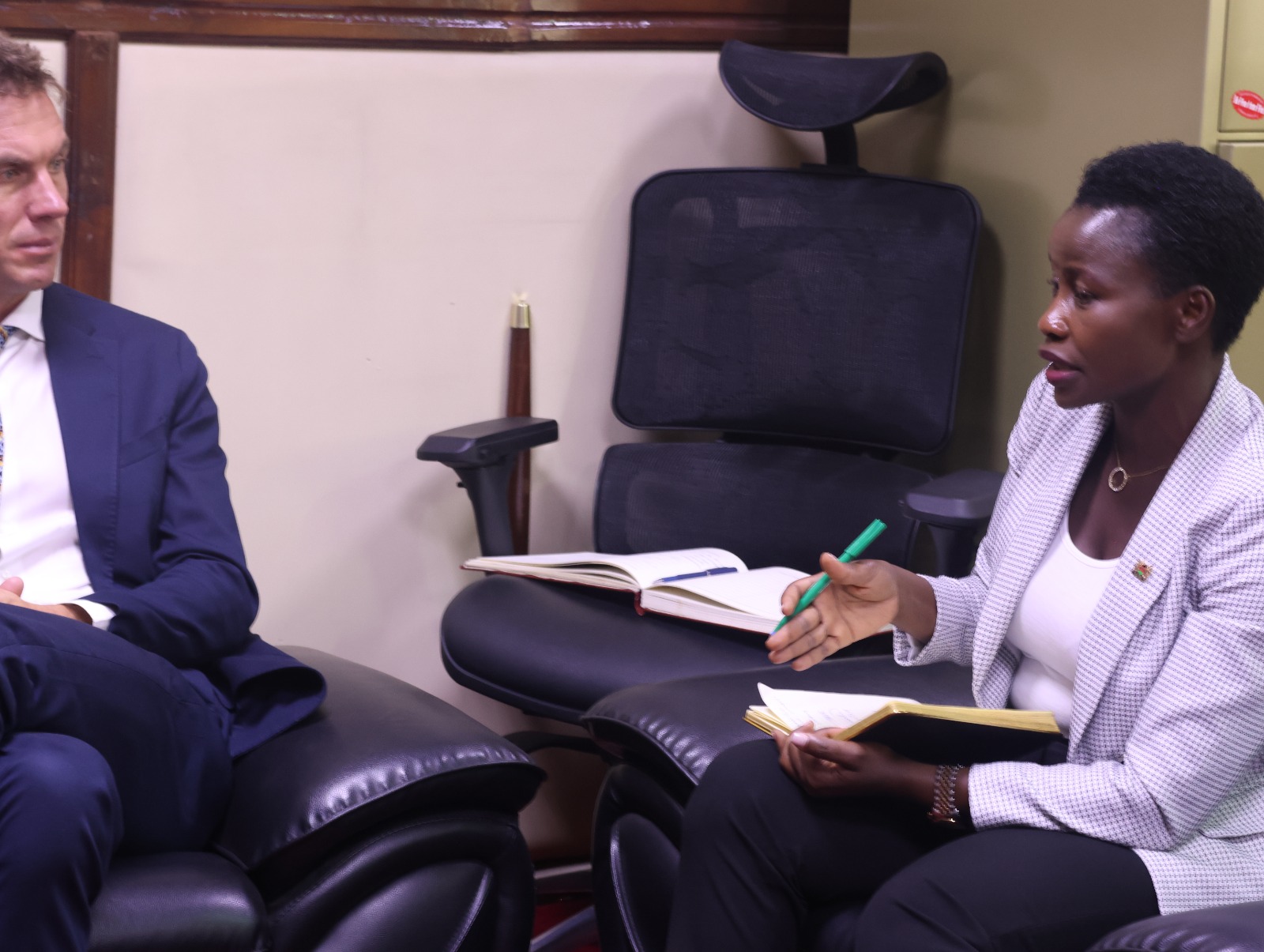 Hon. Susan Mang'eni, CBS hold delibarations with UK High Commission Office on supporting MSMEs