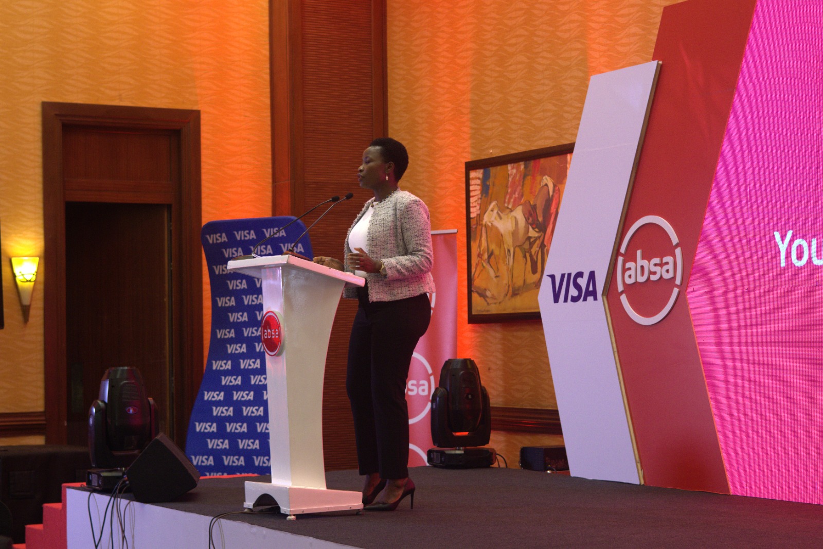 PS MSMEs Development delivers speech at ABSA Bank Kenya's and Visa Launch Business Credit Card to support MSMEs