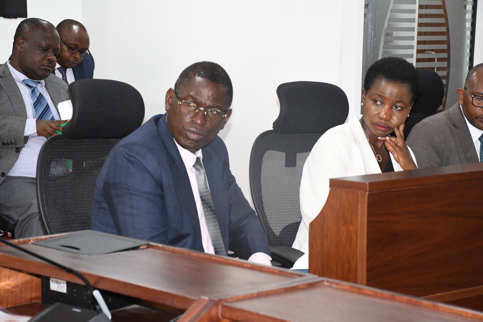 PS MSMEs Susan Mang'eni alongside Commissioner for Cooperatives Development, David Obonyo