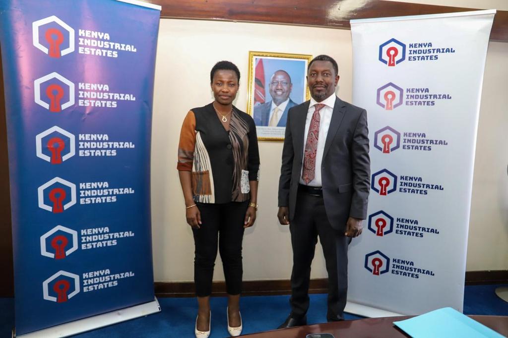 PS MSMEs alongside newly appointed KIE Chairperson Mr. Sylvanus Maritim