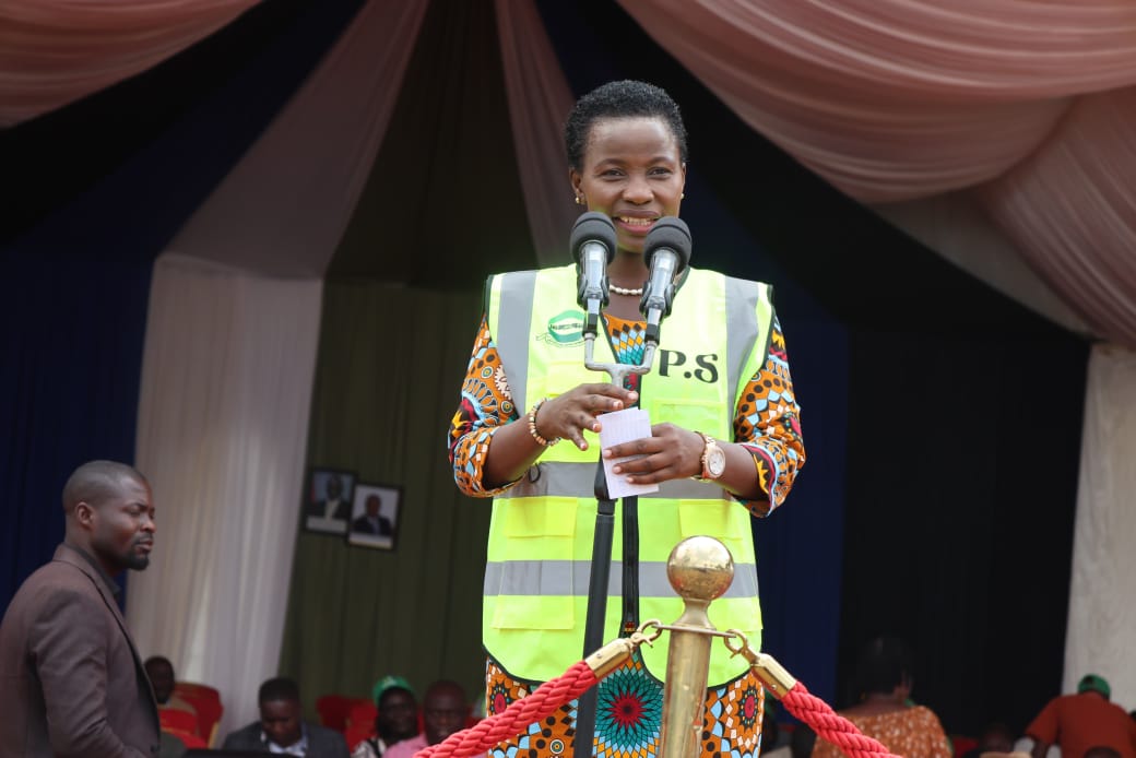 PS MSMEs delivers speech at the Agripeneur Model in Busia