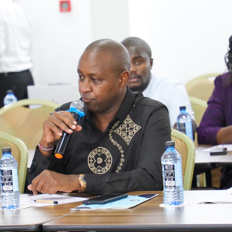 PS. Co-operatives Patrick Kilemi speaks at the Induction retreat