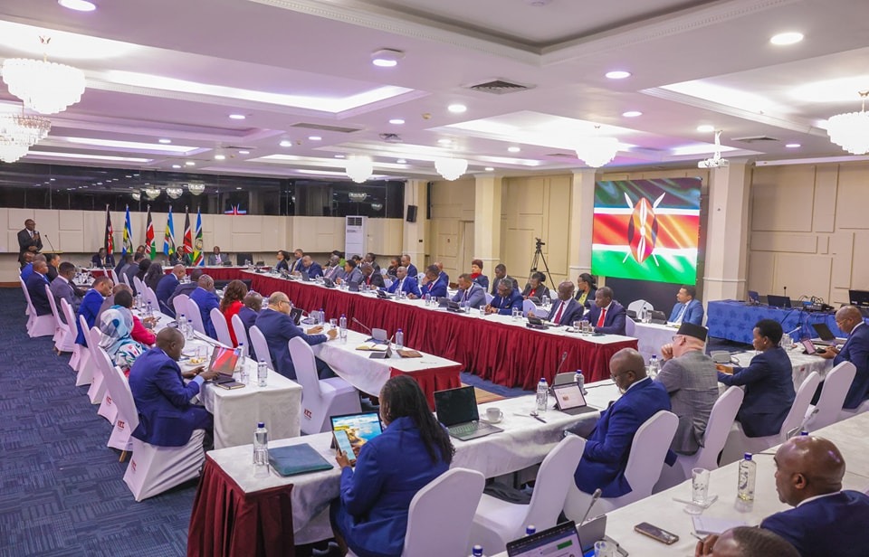 Principal Secretaries at the sixth 2025 Consultative Meeting chaired by the Head of Public Service, Felix Koskei, at KICC