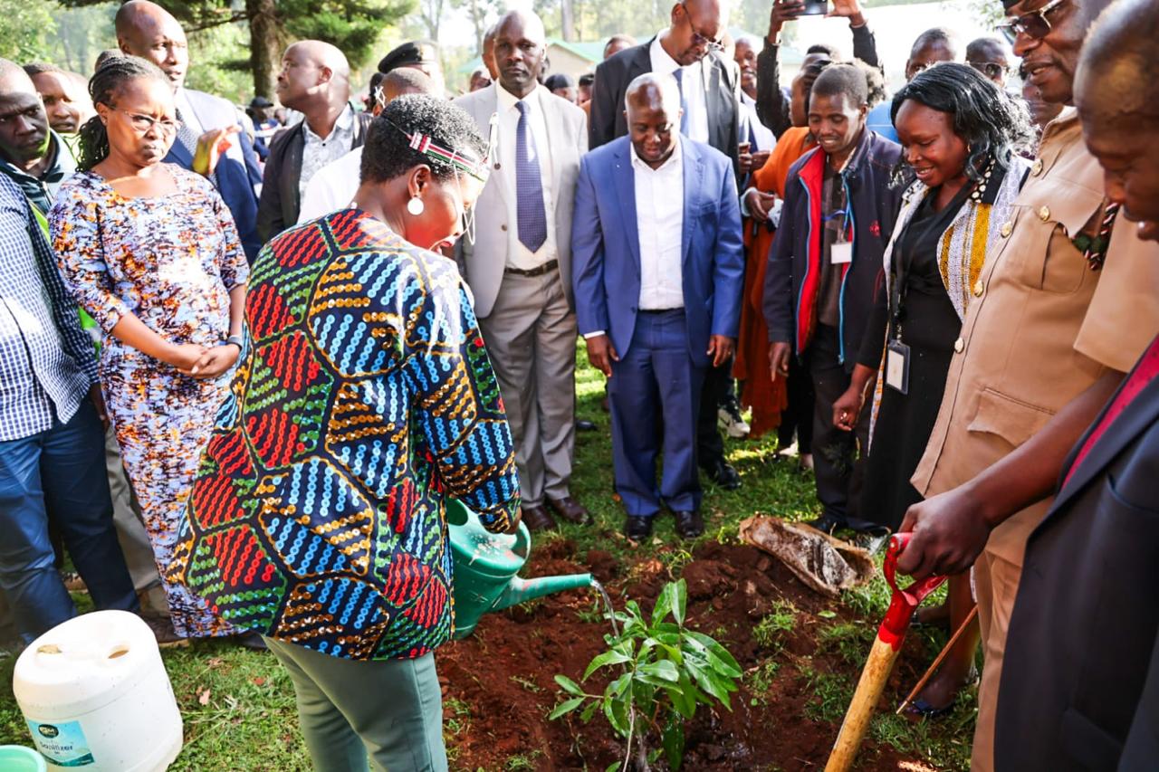 PS Hon. John Tanui , PS MSME among other dignitaries at the Baringo County ICT