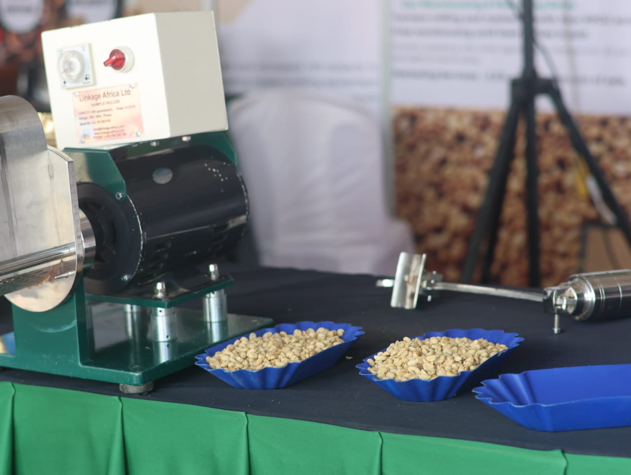 Products displayed at the exhibition