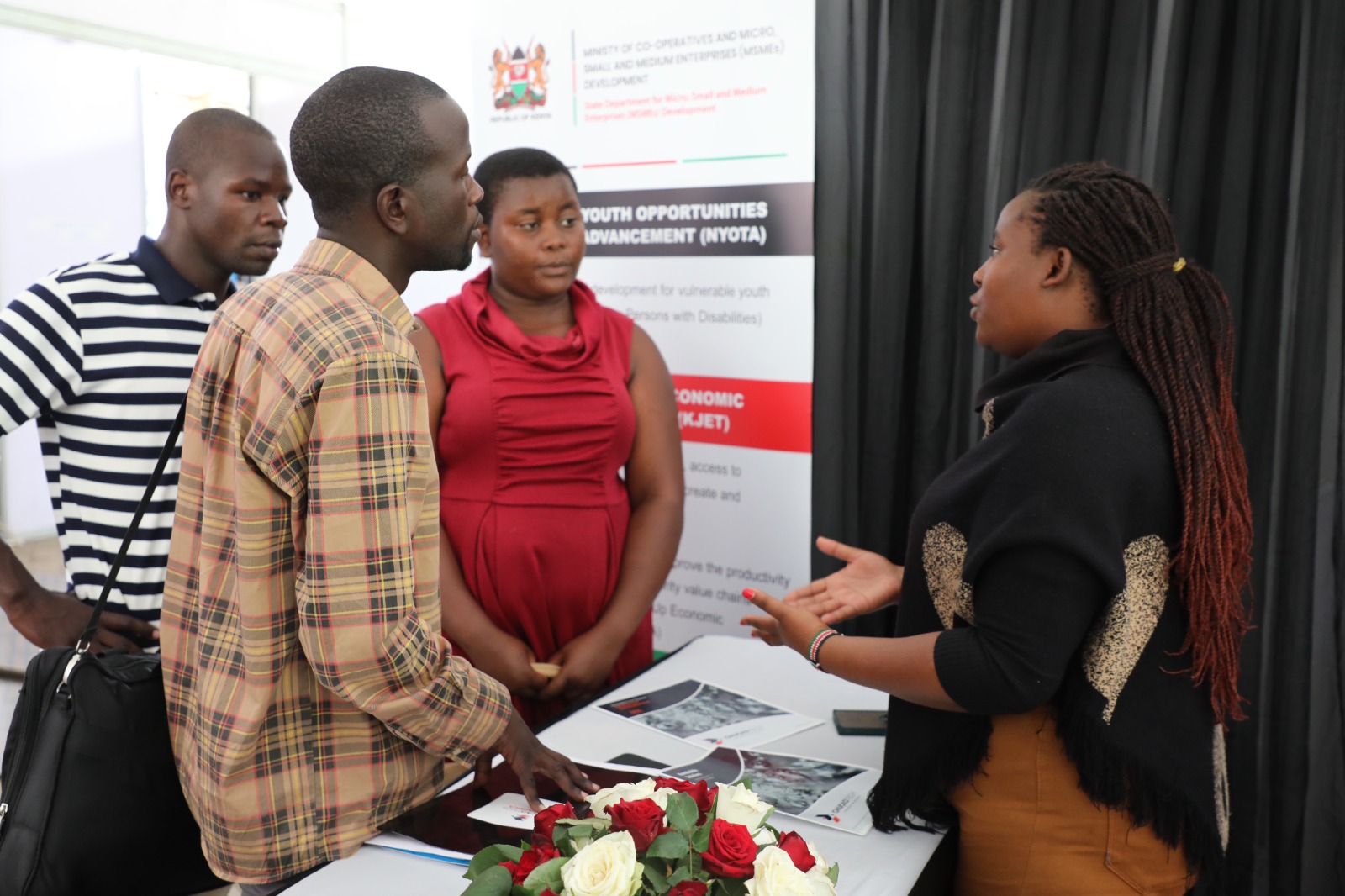 State Department Officials explain to public about NYOTA Project