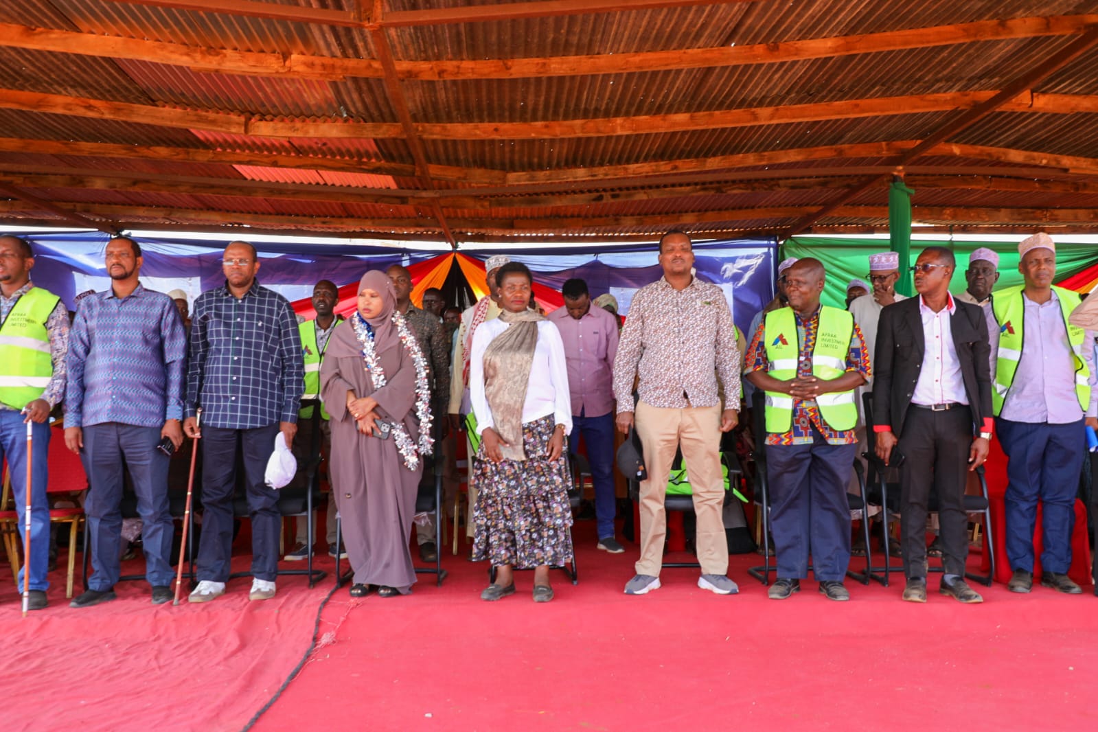 Various dignitaries present at the Community Baraza & Economic Empowerment Program