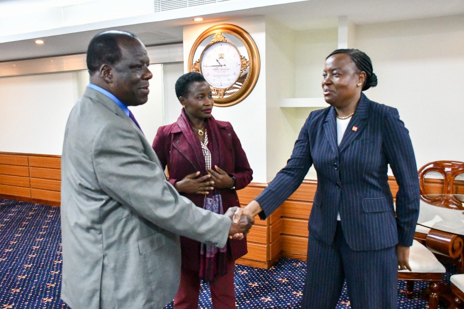 EADB Director General meets CS. Ministry of Co-operatives and MSME Development Hon. Wycliffe Oparanya 