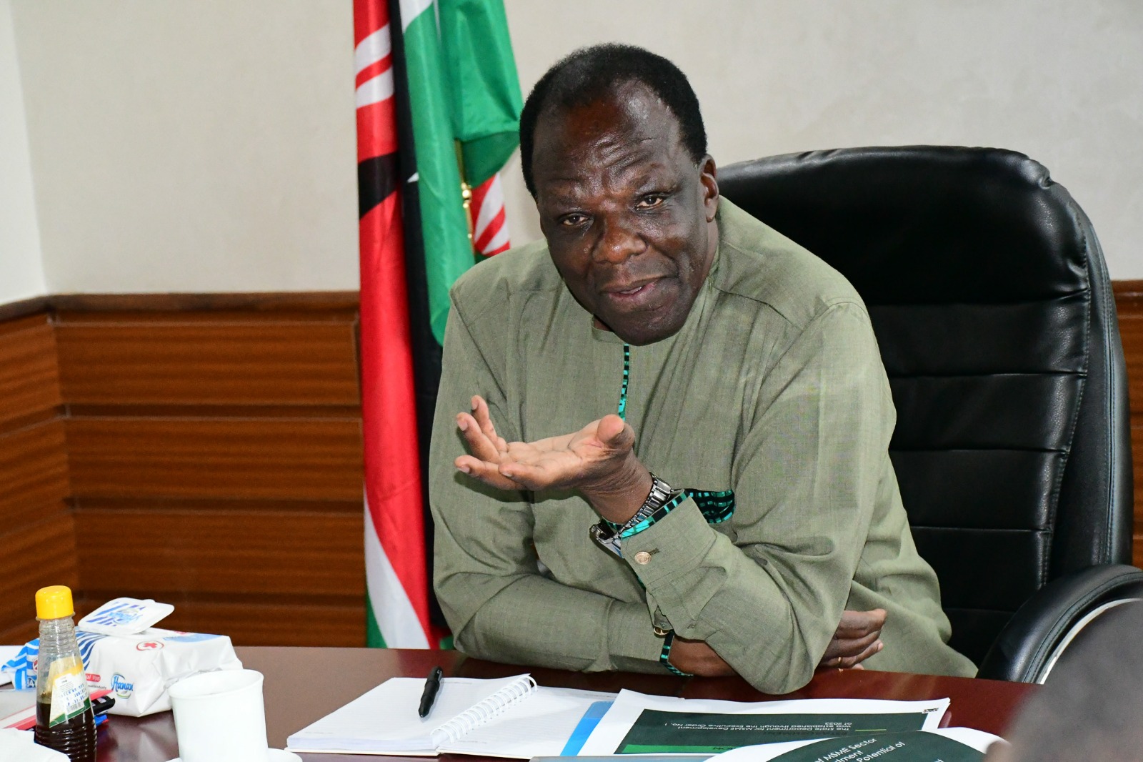 Hon. Wycliffe Oparanya, CS Ministry of Co-operatives and MSMEs Development