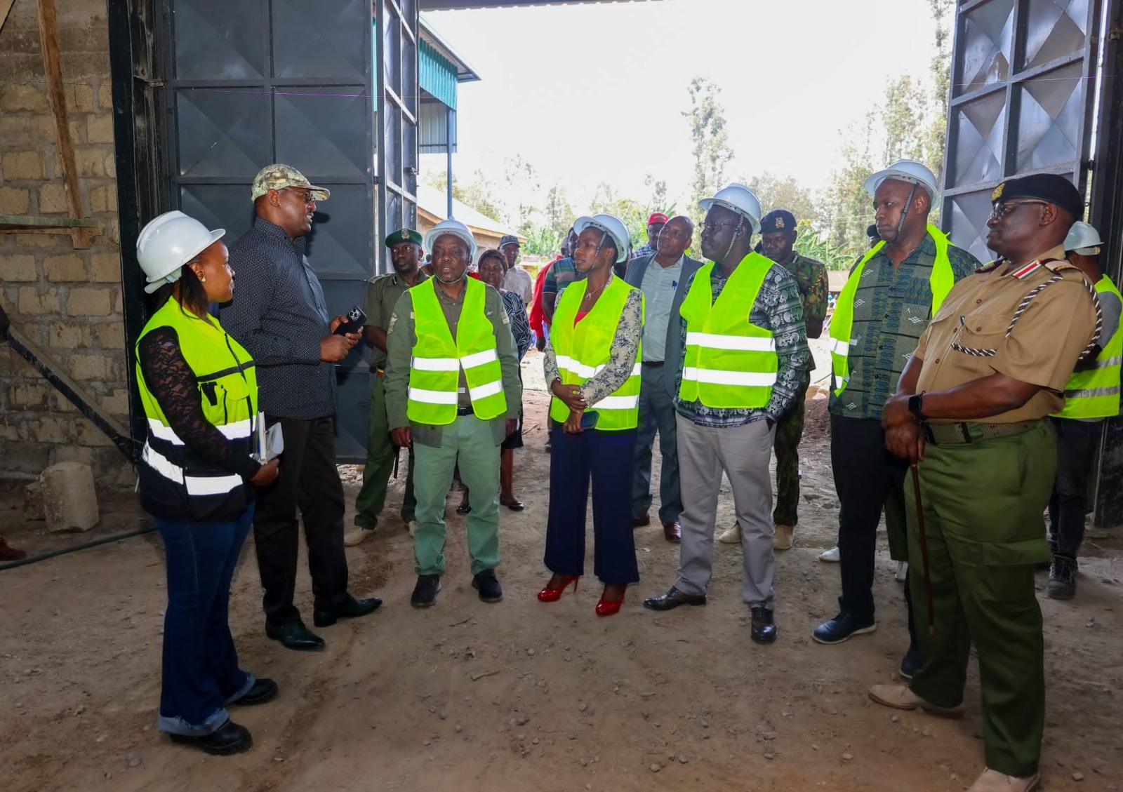 Inspection of Kabuline grain Drying facility dedicated for various agricultural products
