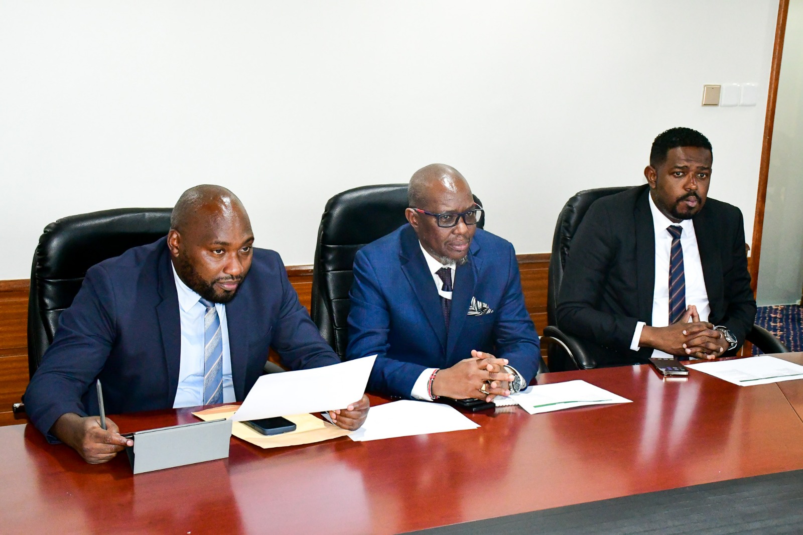 Representatives from telcos and financial institutions