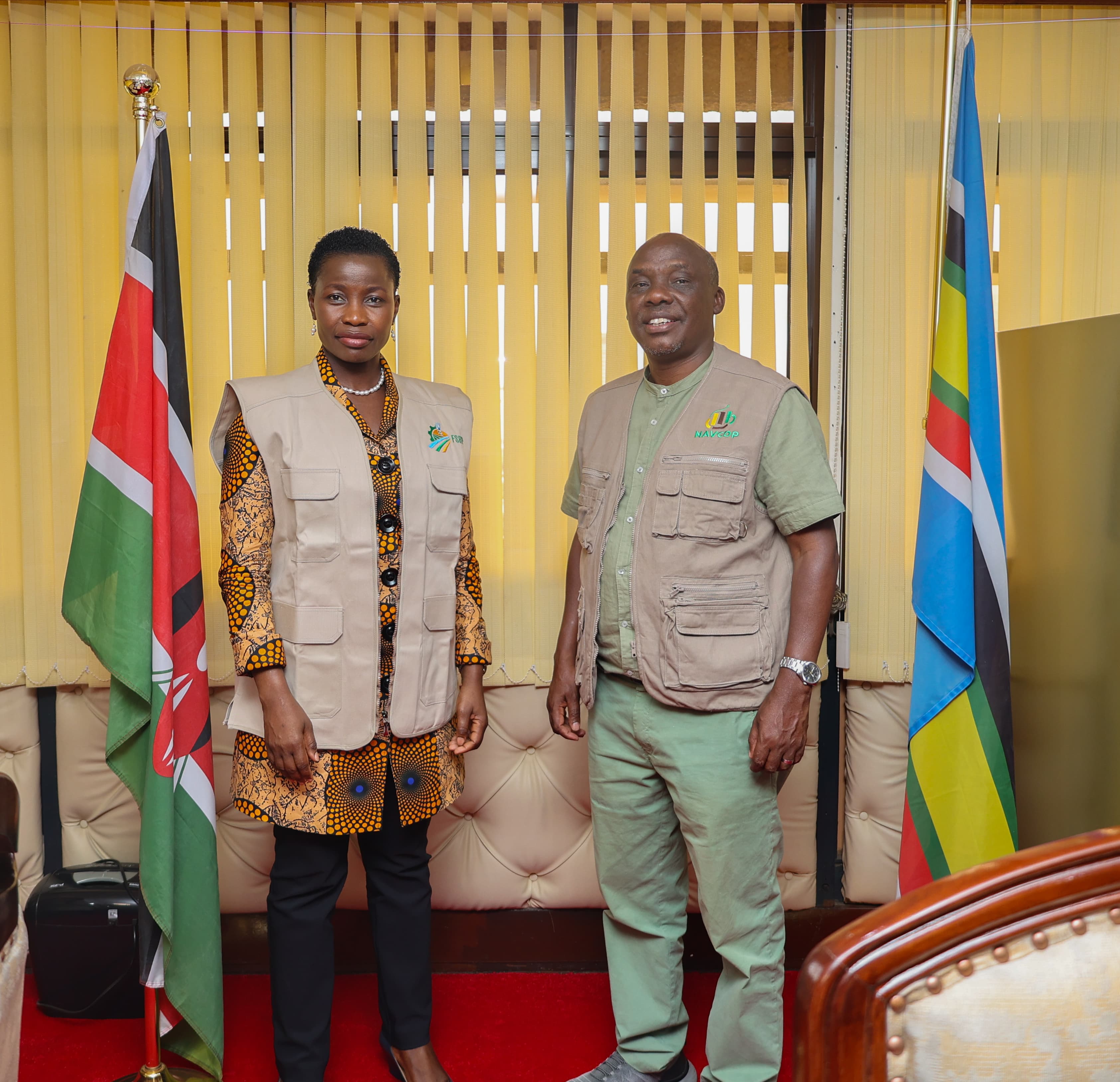 PS. Susan Mang'eni hosted by PS. Kiprono Rono to discuss crucial areas of collaboration