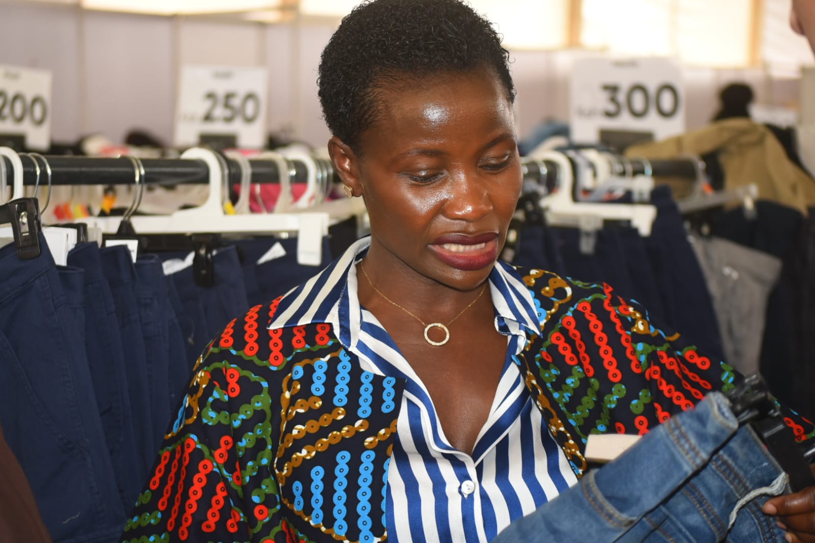 PS views some MSME products at the Changamka Kenya Shopping Festival