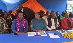 PS. presiding launch of chicken farming income-generating project