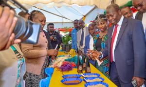 MSMEs present at the Baringo Business and Digital Innovation Forum showcase their products