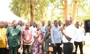 Prime Cabinet Secretary Hon. Musalia Mudavadi, H.E Dr. William Samoei Ruto, CGH alongside Deputy President Prof. Kithuri Kindiki and PS Hon. Mang'eni,CBS