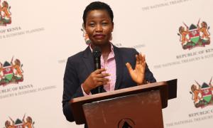 PS MSMEs delivers speech at the Kenya Credit Guarantee Scheme