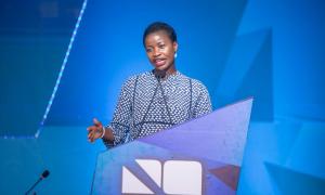 PS. MSMEs delivers speech at the Nyanza International Investment Summit