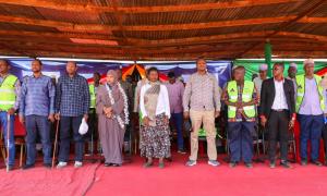 Various dignitaries present at the Community Baraza & Economic Empowerment Program
