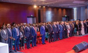 Dignitaries at launch of the the World Chambers Federation Africa Summit