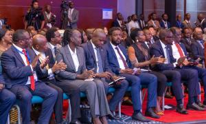 Dignitaries present at the launch of the World Chambers Federation Africa Summit