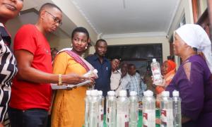 MSMEs showcase products at the Uwezo Fund disbursment forum