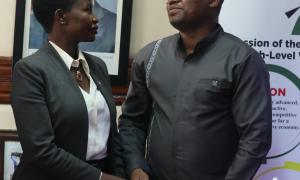 UNDP Representatives alongside Principal Secretary MSMEs Development