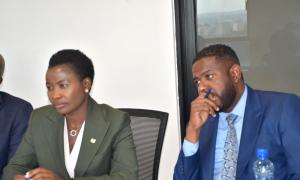 PS MSMEs development Susan Mang'eni alongside Investment Promotion PS Abubakar Hassan