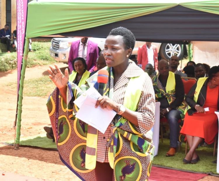 PS, MSMEs delivering speech during Annual vikundi and biashara event