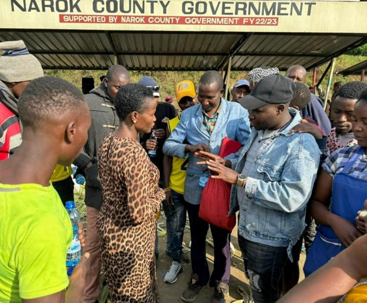 PS MSME Development engaging with traders at Narok County