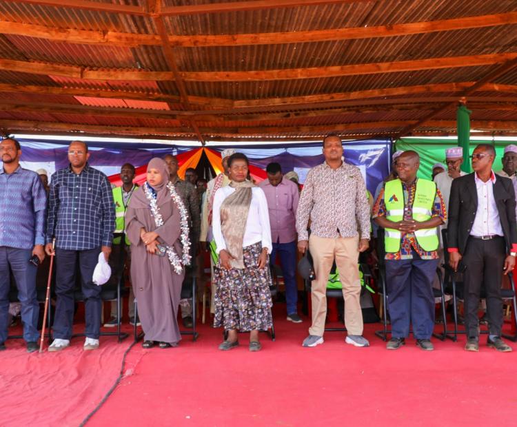 Various dignitaries present at the Community Baraza & Economic Empowerment Program
