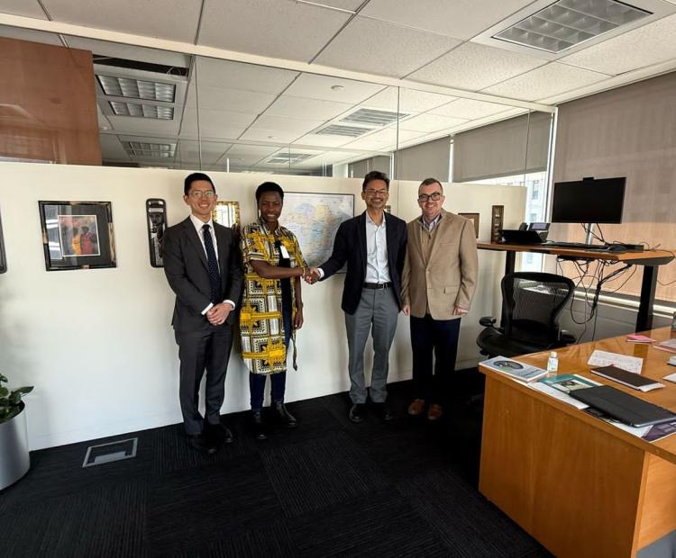 PS Hon. Susan Mang'eni, CBS alongside Dr. Hassan Zaman, the World Bank’s Regional Director for Equitable Growth, Finance, and Institutions for Eastern and Southern Africa, and his team