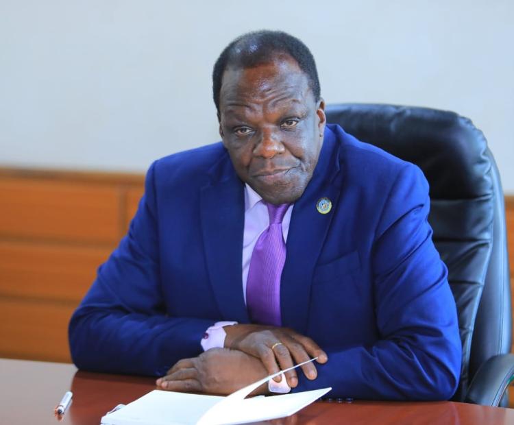 Hon. Wycliffe A. Oparanya, FCPA, EGH leads engagement with a team from the Intergovernmental relations technical committee