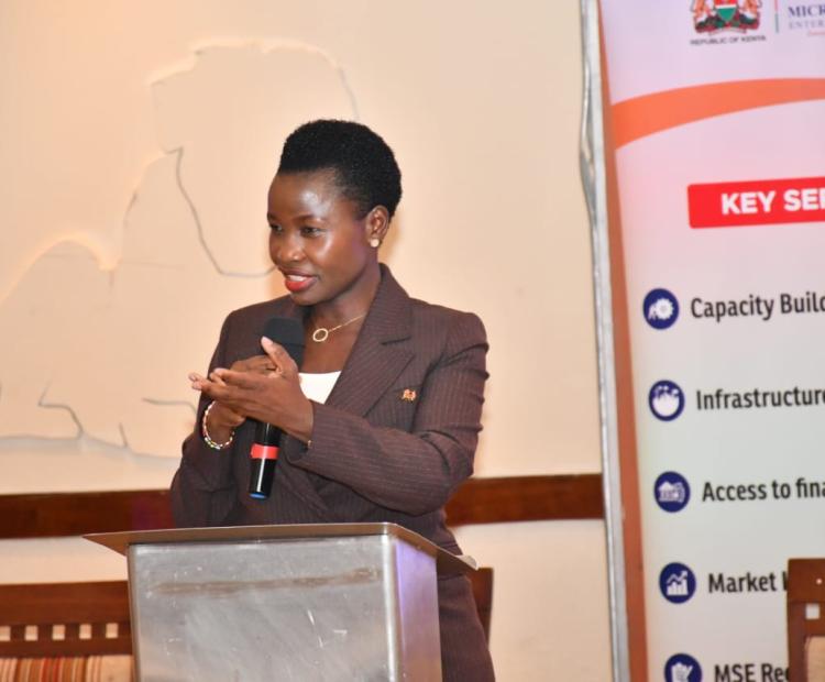 PS. MSMEs Development Susan Mangeni, CBS