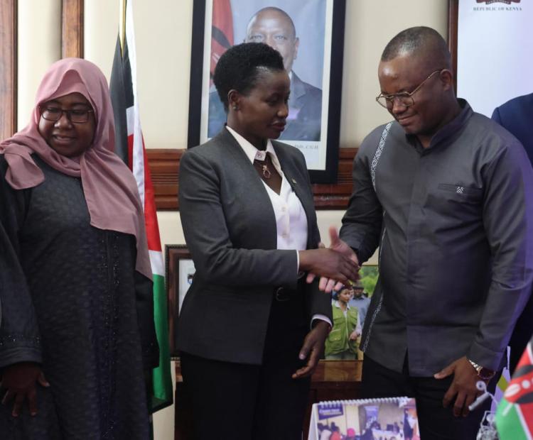 State Department MSMEs Development Leadership alongside representatives from the the United Nations Development Programme (UNDP)